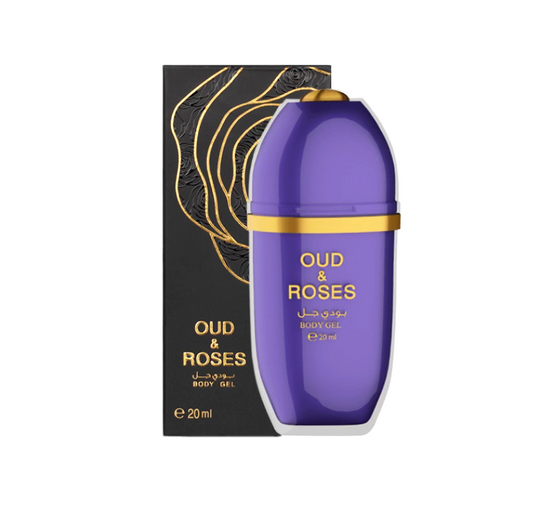 Oud & Roses Body Gel by Ahmed Al Maghribi 20ml Gel - US SELLER