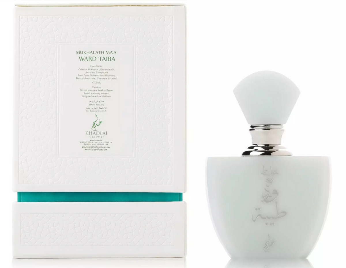 MUKHALATH MA'A WARD TAIBA 12 ML CONCETRATED OIL PERFUM - SUPPER HIGH END