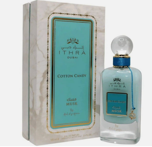 Ithra Dubai COTTON CANDY Musk EDP Perfume By Ard Al Zaafaran 100ML