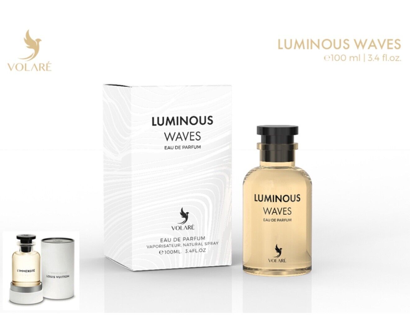 Luminous Waves EDP Perfume By Volare - L’immensite