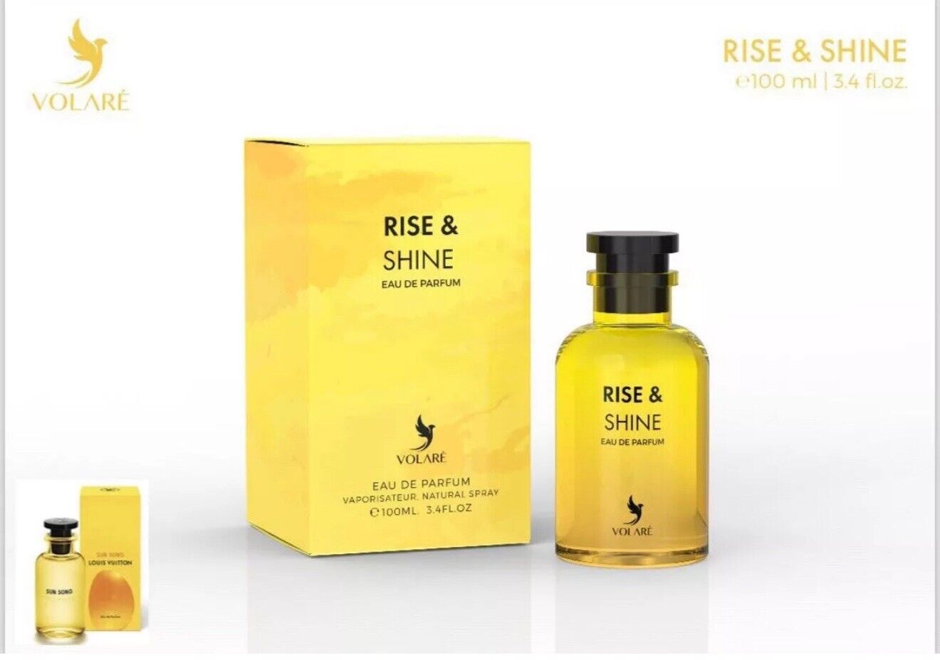 Rise & Shine EDP Perfume By Volare 100 ML-Niche Sun Song Fragrance