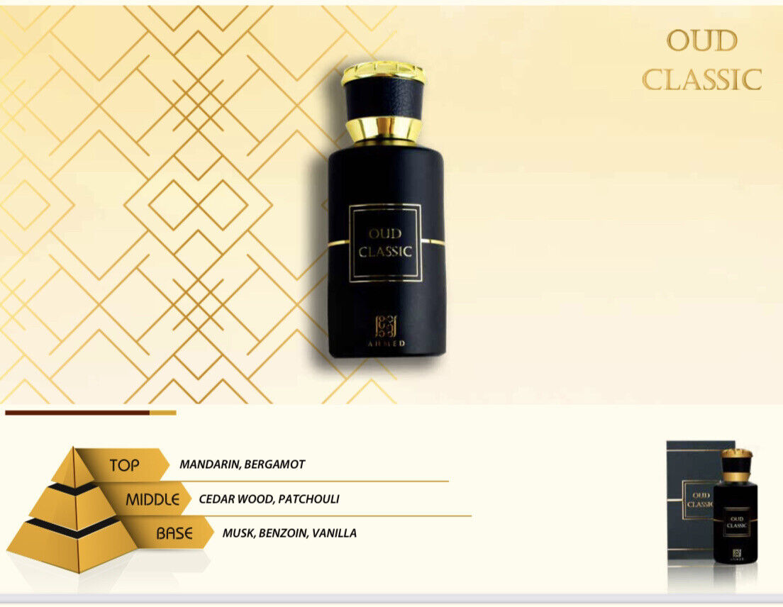 Oud Classic EDP Perfume By Ahmed Al Maghribi 50 ML - HIGH END