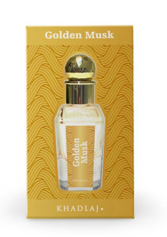 Khadlaj Perfume Oil Golden Musk cpo 15mL - TOP TIER