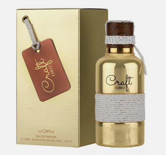 Craft Oro EDP Perfume 100 ML By Vurv Lattafa