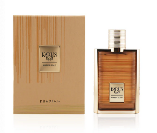 KARUS AMBER GOLD 100 ML EDP SPRAY BY KHADLAJ - NEWEST RELEASE