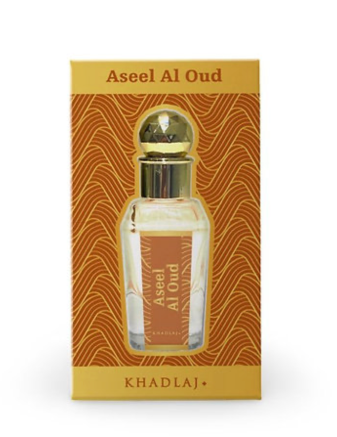 Khadlaj Perfume Oil Aseel Al Oud cpo 15mL - TOP TIER