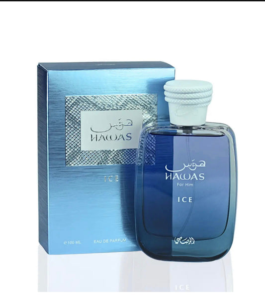 Hawas Ice EDP Perfume By Rasasi 100 MLHot New Release Flanker 2023