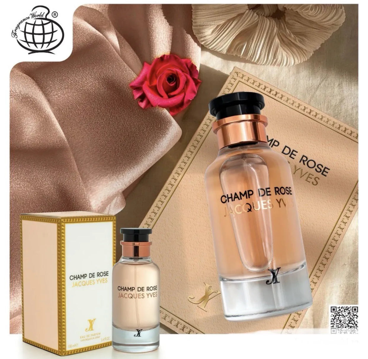 Champ De Rose EDP Perfume By Fragrance World 5 Ml Sample