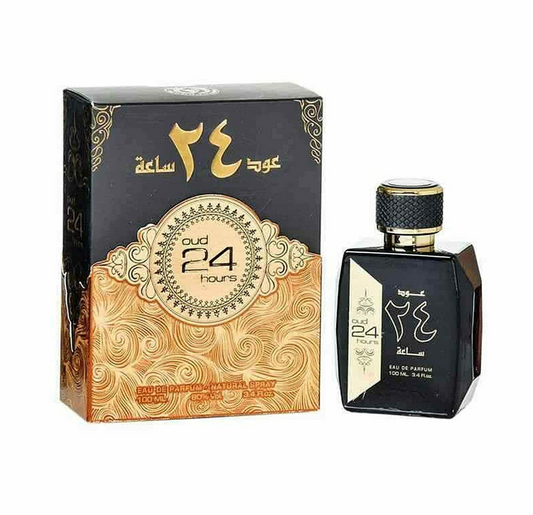 Oud 24 Hours Perfume By Ard Al Zaafaran w Deo 100 ML - US SELLER