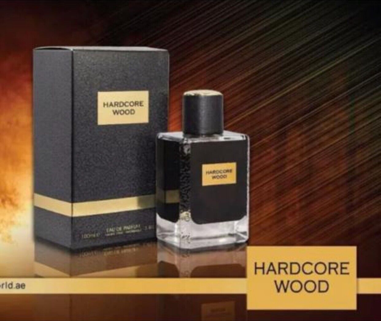 Hardcore Wood Perfume By Fragrance World 100 ML - USA SELLER