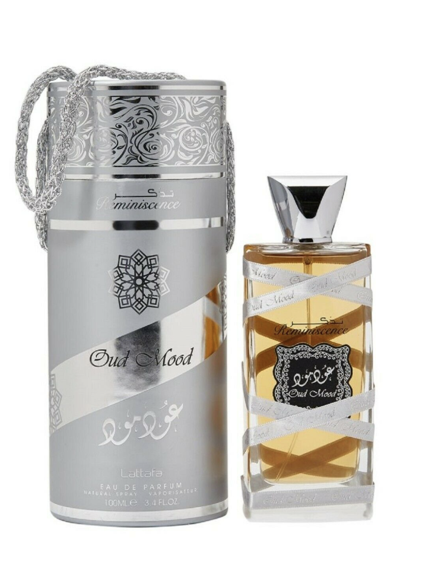 Oud Mood Reminiscence Silver EDP Perfume By Lattafa 100