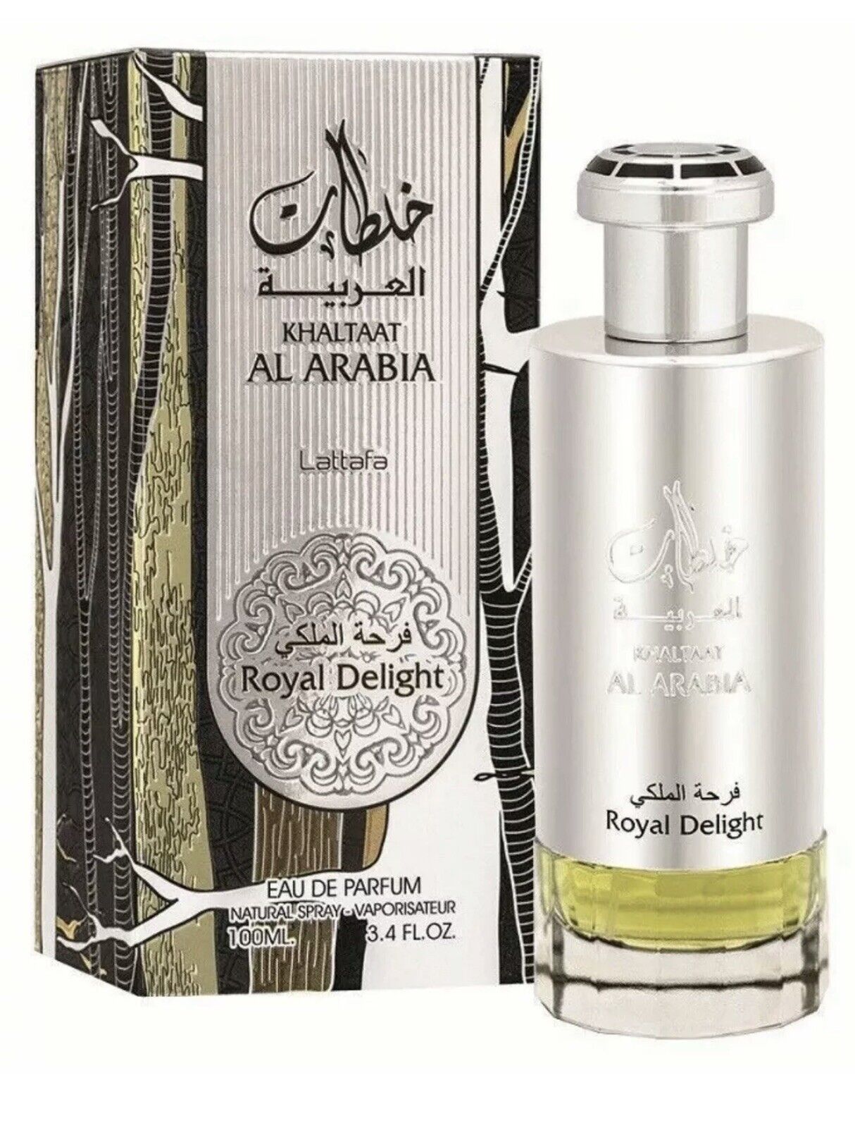 Khaltaat Arabia Royal Delight Silver EDP Perfume By Lattafa 100 Ml