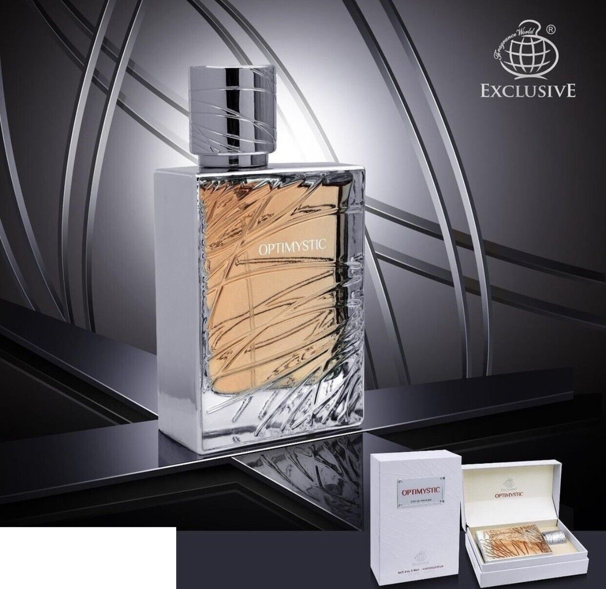 Optimystic white  EDP perfume by fragrance world 100ML : TOP USA SELLER
