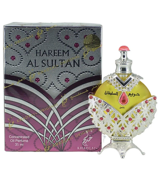 Hareem Al Sultan Silver Perfume Oil-35ML by Khadlaj