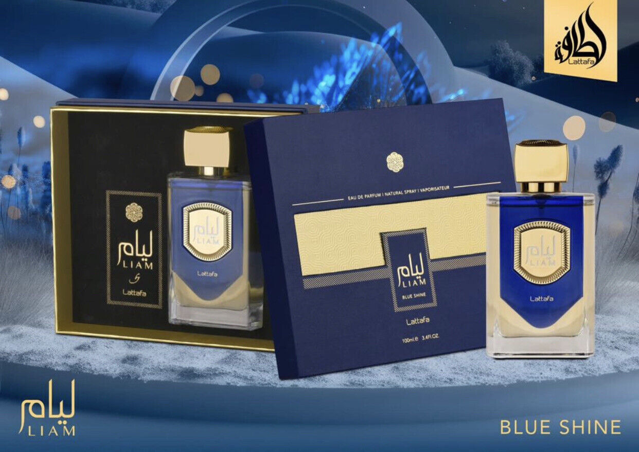 Liam Blue Shine EDP parfume By Lattafa 100 Ml - NEWEST RELEASE