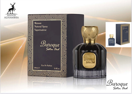 Baroque Satin Oud EDP Perfume By Maison Alhambra 100 ML - US SELLER