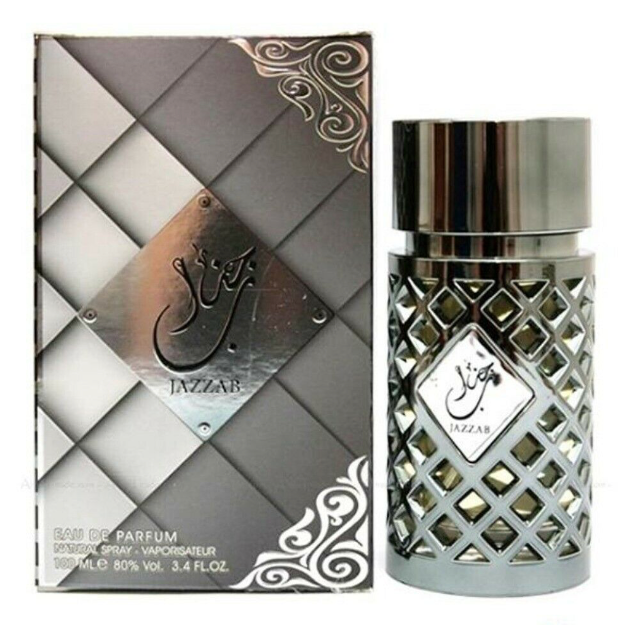 Jazzab Silver Eau De Parfum 100ml 3.4 FL OZ By Ard Al Zaafaran