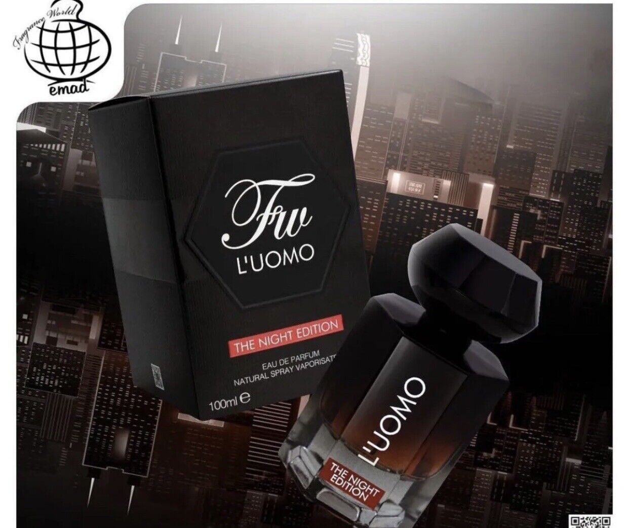 FW L’uomo Night Edition EDP Perfume By Fragrance World 100ML