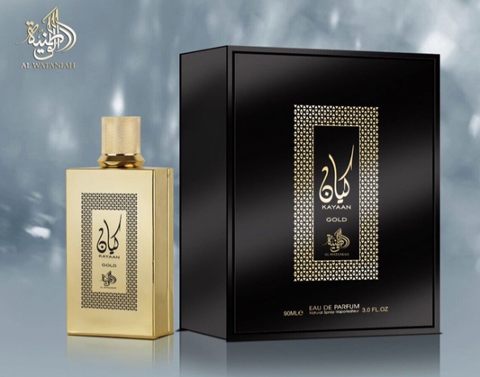 Kayaan Gold Black EDP Perfume By Al Wataniah Elite Lattafa 100 ML - US SELLER