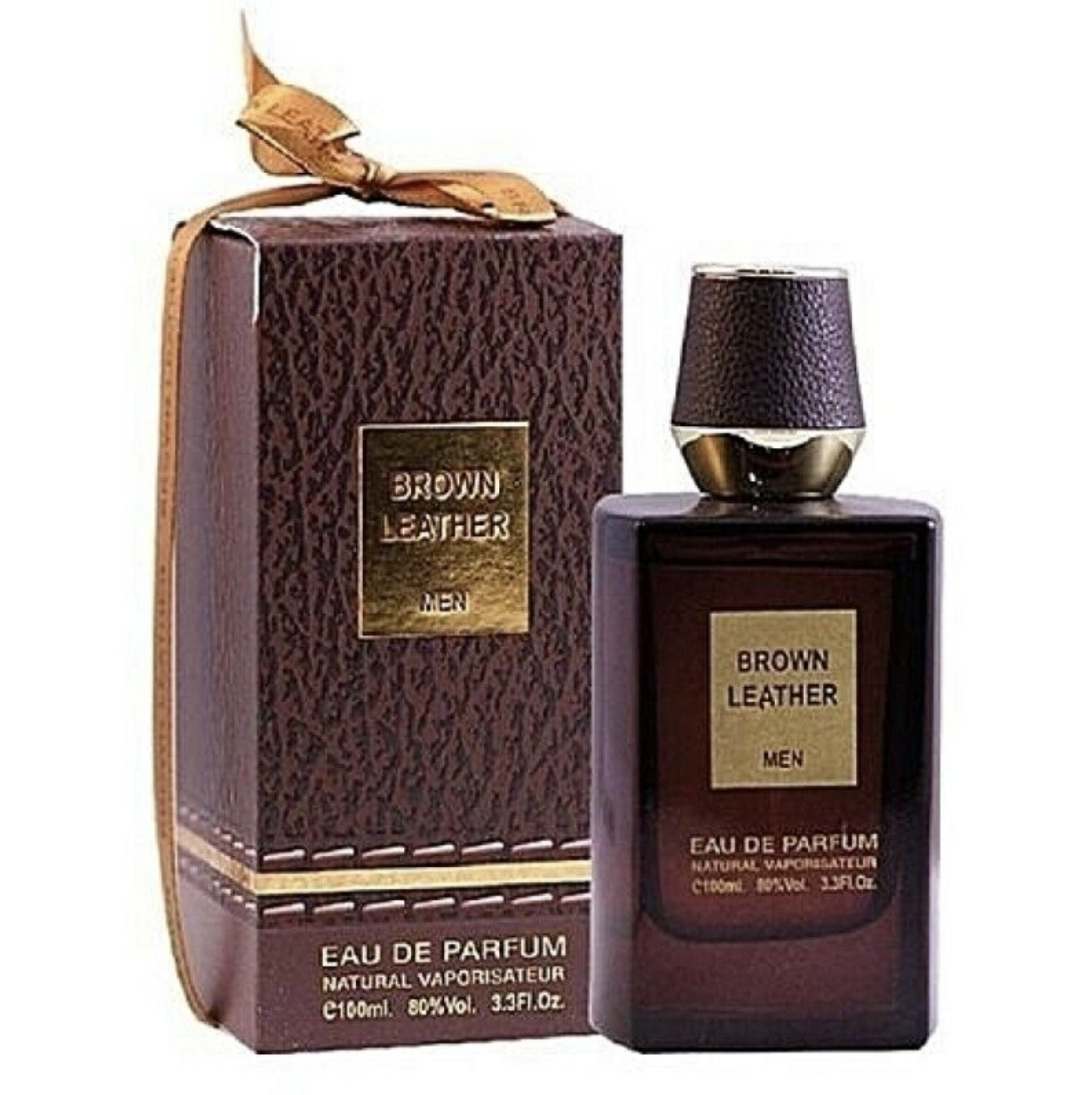 Brown Leather Perfume By Fragrance World 100 ML - US SELLER