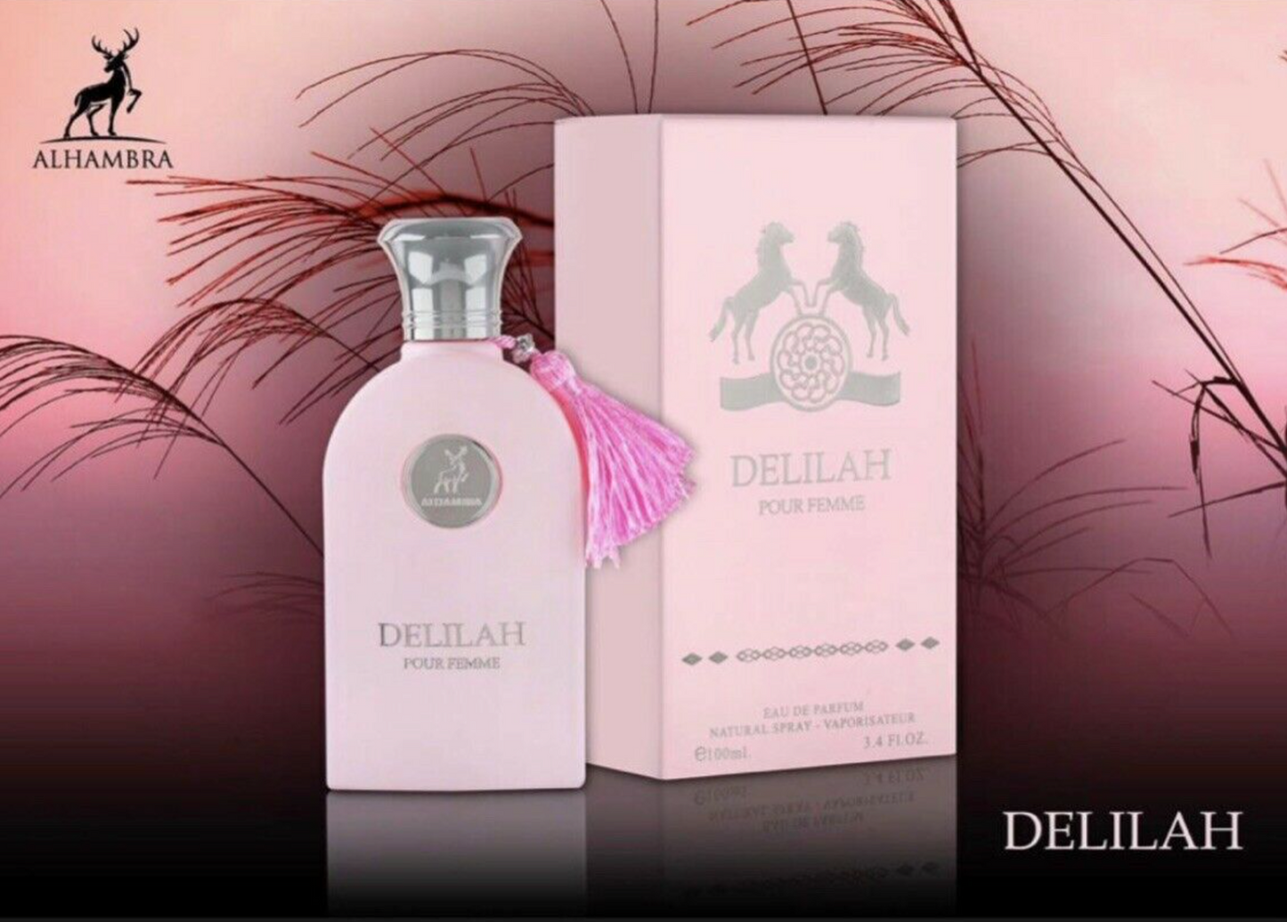 Delilah Pour Femme |EDP-100ML/3.4Oz| By Maison Alhambra - US SELLER