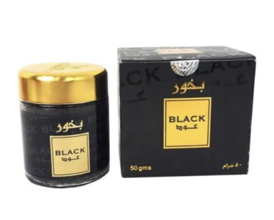Black Oud by Banafa for Oud 50 Grams Bakhoor Incense - US SELLER