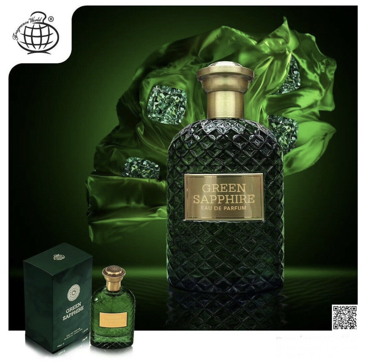 Green Sapphire Perfume By Fragrance World 100 ML - US SELLER