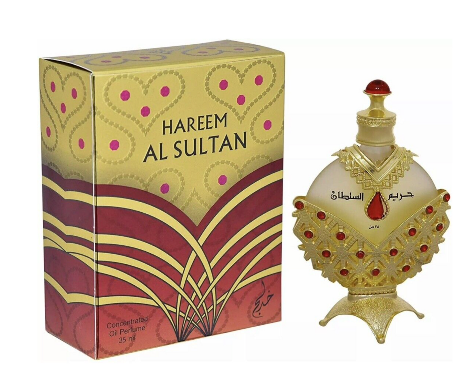 Hareem Al Sultan Gold Attar Concentrated Perfume Oil 35 ML By Khadlaj