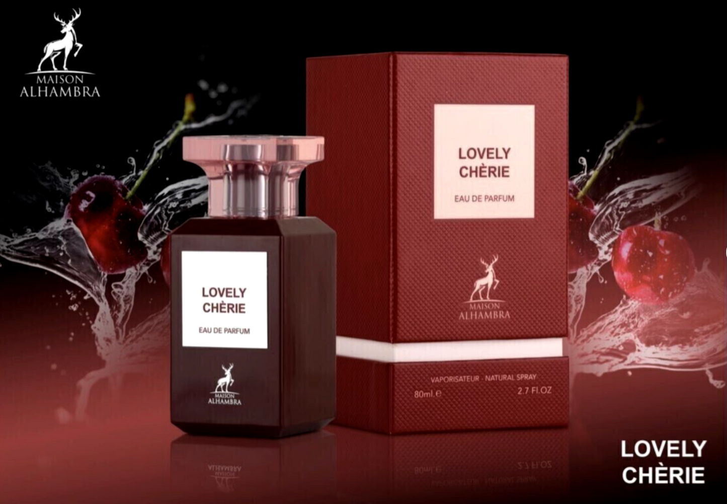 Lovely Cherie  Edp Perfume By Maison Alhambra 2.7 oz