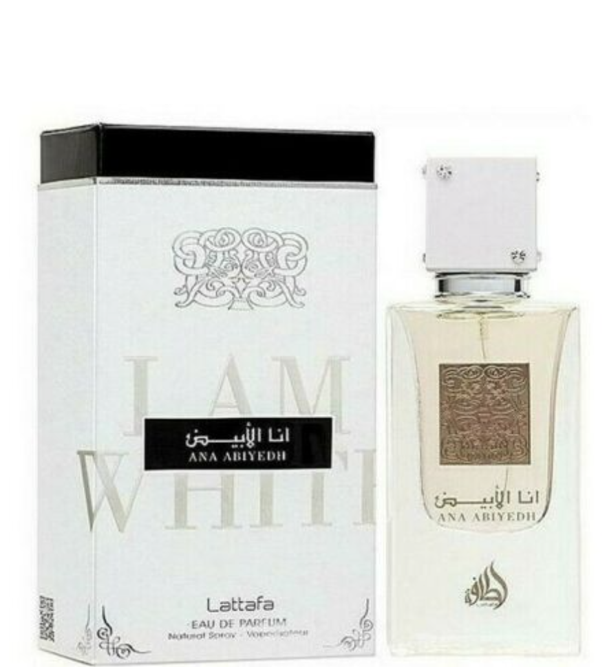 I Am White EDP Perfume By Lattafa 60 ML - USA SELLER