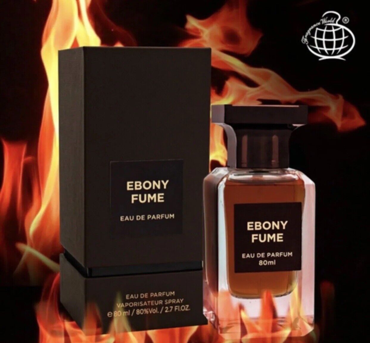 Ebony Fume EDP Perfume By Fragrance World 80 Ml - UAE VERSION