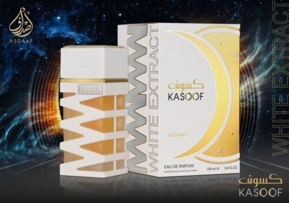 Kasoof White Extract Eau De Parfum By Asdaaf /Lattafa 100ml 3.4 FL OZ