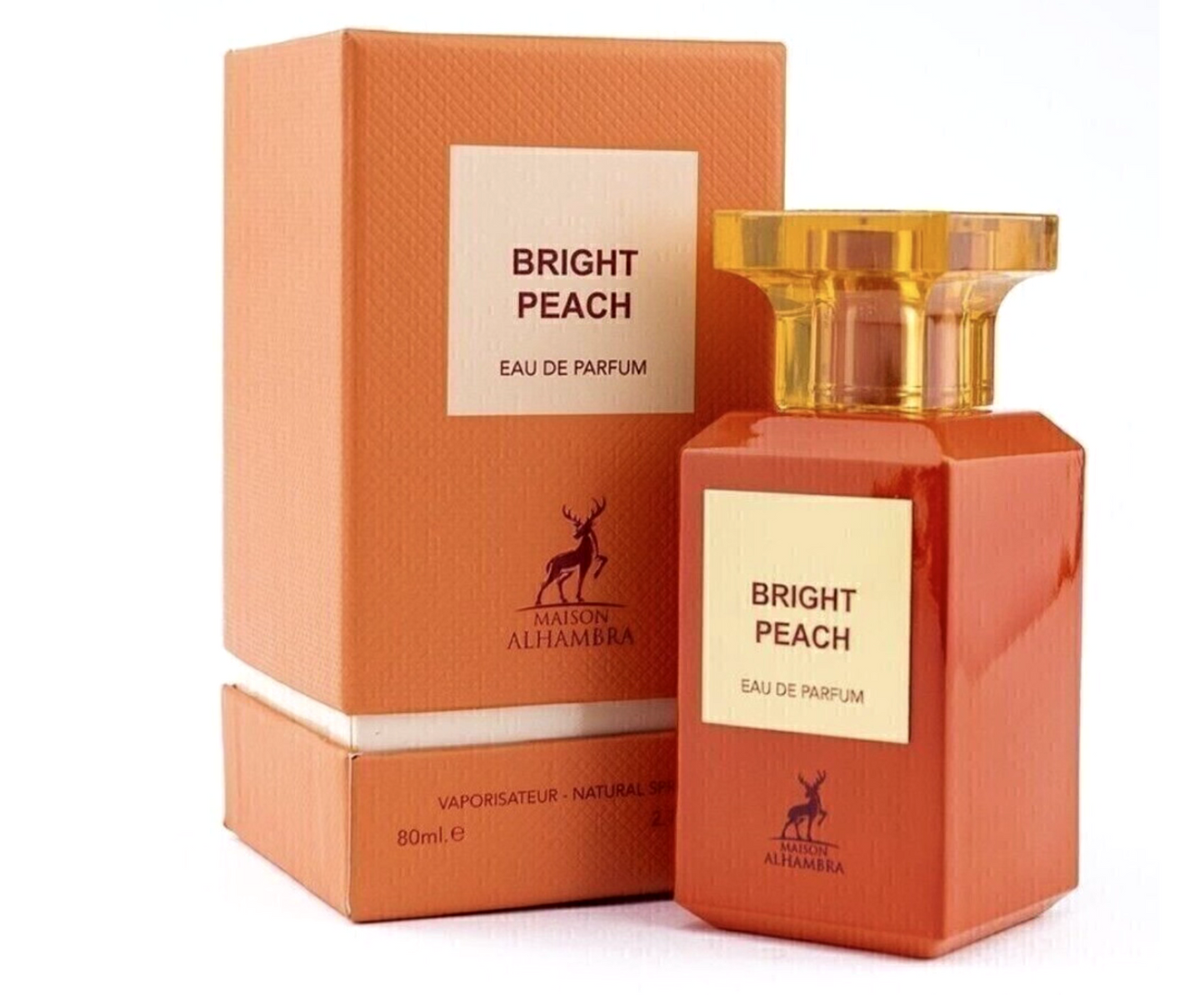 Bright Peach Edp Perfume by Maison Alhambra 2.7 ml