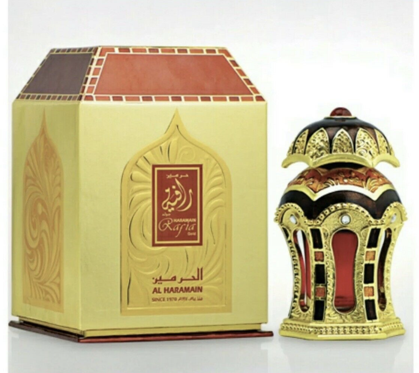 Rafia Gold By Al Haramain 20 ML Attar Oil Based Concentrated Perfume:USA SELLER.