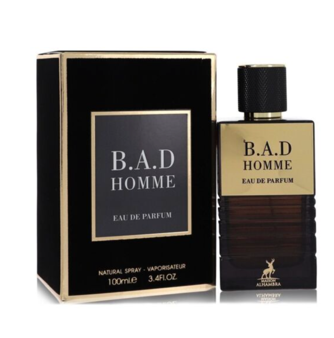 B.A.D Homme By Maison Alhambra Eau De Parfum Spray 3.4 oz 100 ml - US SELLER