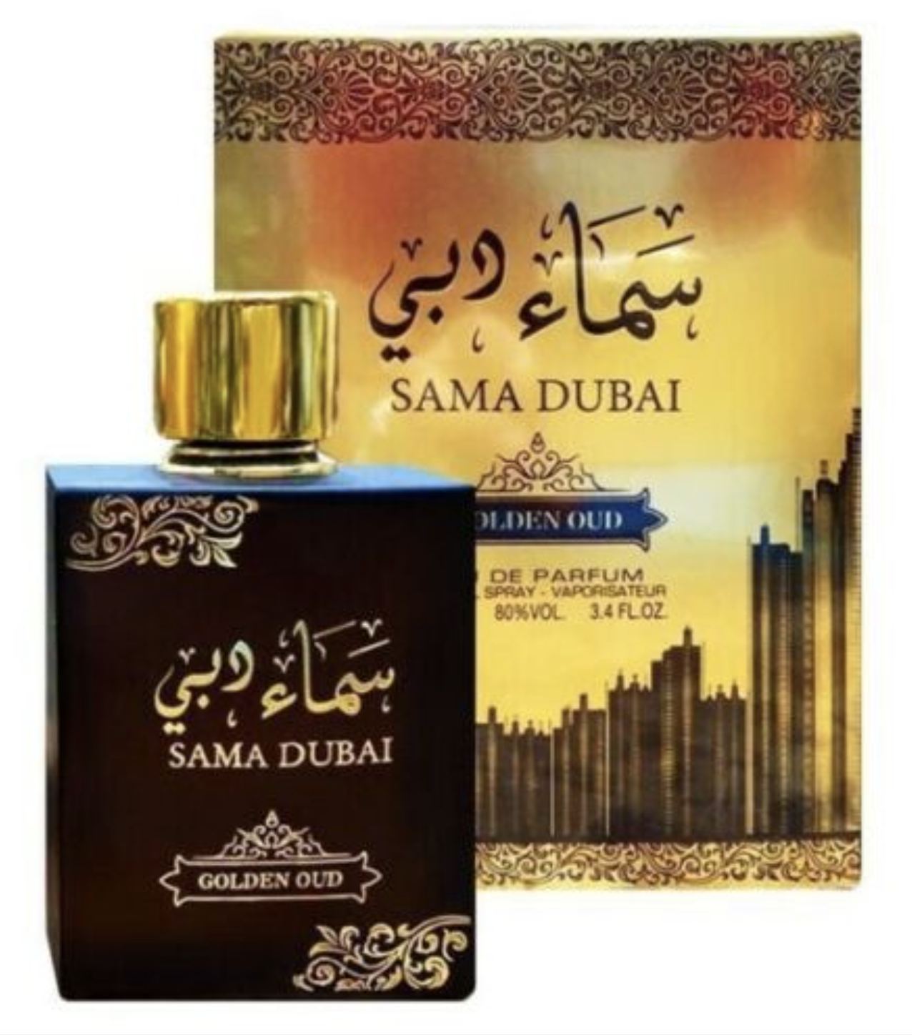 Sama Dubai Golden Oud EDP Perfume By Ard Al Zaafaran 100 ML: USA SELLER